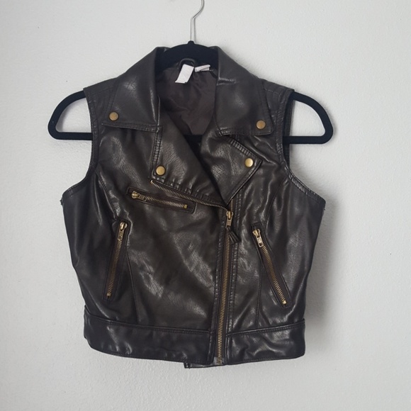 Max Rave Tops - Faux leather vest Max Rave Tops - Faux leather vest
